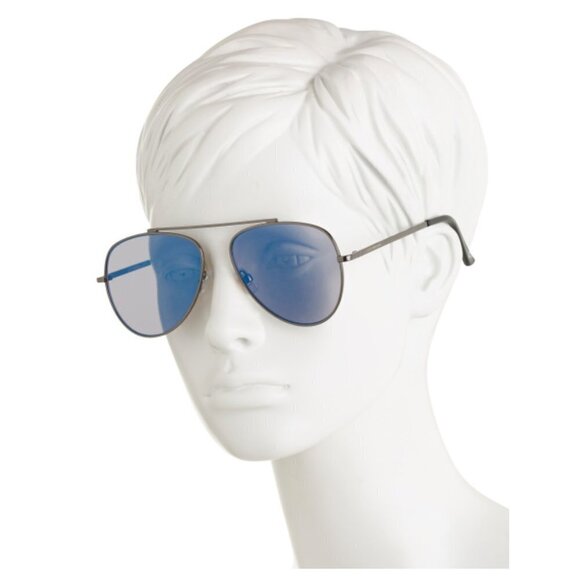 NWT Lucky Brand Capitola Aviator Sunglasses Blue main image 8